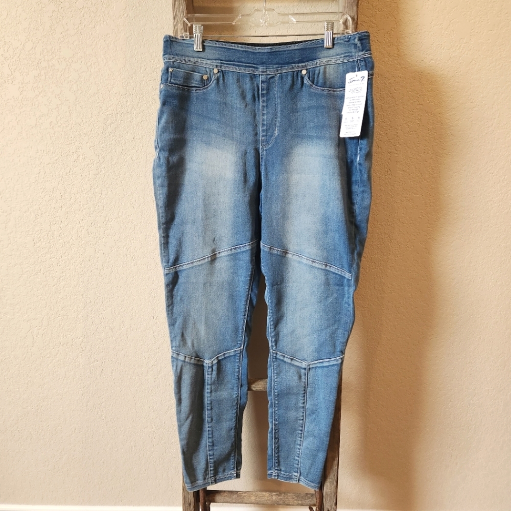 NWT- Seven7 Women's Pull On Legging Jean Jegging - Size 16